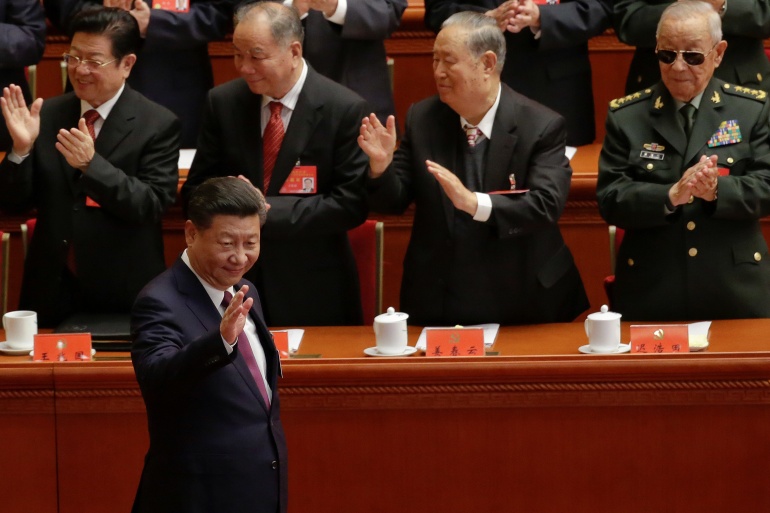 Chinese President Xi Jinping arrives for the opening of the 19th National Congress of the Communist Party of China at the Great Hall of the People in Beijing, China October 18, 2017. 