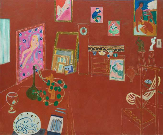 MoMA “reconstructs” Matisse’s “Red Studio”