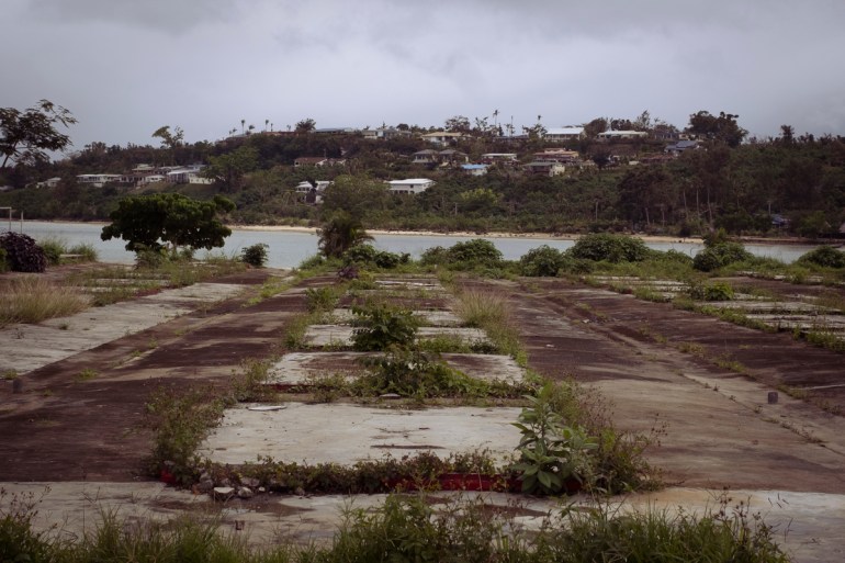 The site where Somon built his sham Mr Price showroom is now an empty expanse of concrete slabs, the flimsy building blown away in the wind.
